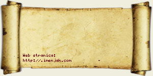 Miljana Baćina vizit kartica